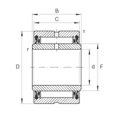 LS NA4906-2RSR, ߴϵ 49ɂ(c)ܷ