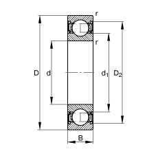 S 6007-2RSR, (j) DIN 625-1 (bio)(zhn)Ҫߴ, ɂ(c)ܷ