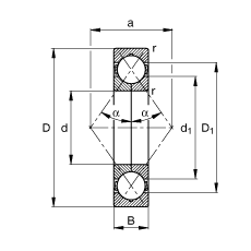 c|S QJ305-TVP,  DIN 628-4 ˜ʵҪߴ, ɷx, ʷփȦ