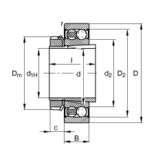 {(dio)S 2211-K-2RS-TVH-C3 + H311, (j) DIN 630  DIN 5415 (bio)(zhn)Ҫߴ, F׺;oףɂ(c)ܷ